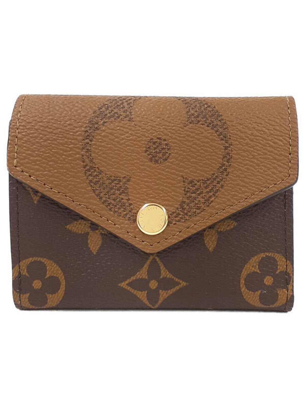 Louis Vuitton Monogram Giant Portefeuille Zoe Tri fold Wallet